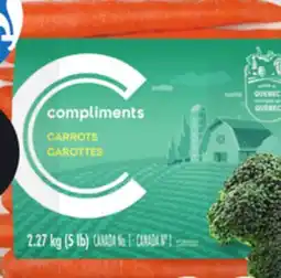 IGA COMPLIMENTS CARROTS offer