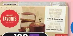 IGA CHOCOLATS FAVORIS FROZEN MINI CHEESECAKES offer