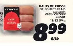 IGA EXCELDOR FRESH CHICKEN THIGHS offer