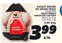 IGA FRESH WHOLE GRAIN-FED CHICKEN offer