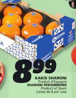 IGA SHARONI PERSIMMONS offer
