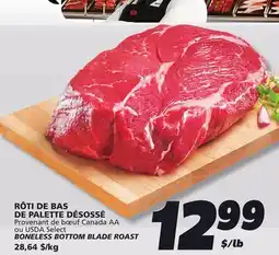 IGA USDA Select BONELESS BOTTOM BLADE ROAST offer