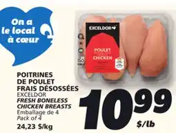 IGA EXCELDOR FRESH BONELESS CHICKEN BREASTS offer