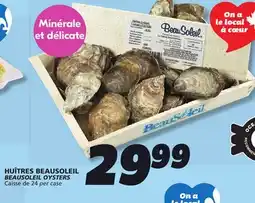 IGA BEAUSOLEIL OYSTERS offer