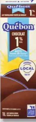 IGA QUÉBON CHOCOLATE MILK offer