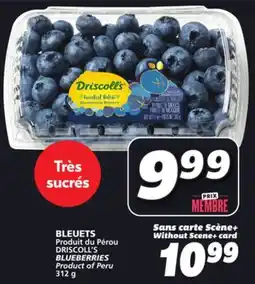 IGA DRISCOLL'S BLUEBERRIES offer