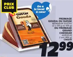IGA MONSIEUR GUSTAV GRAND CHEDDAR offer