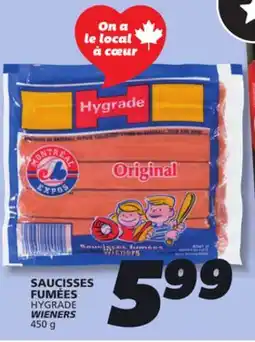 IGA HYGRADE WIENERS offer