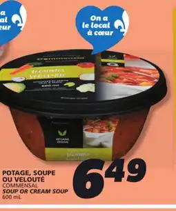 IGA COMMENSAL SOUP OR CREAM SOUP offer