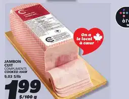 IGA COMPLIMENTS COOKED HAM offer