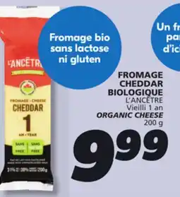 IGA L'ANCÊTRE ORGANIC CHEESE offer