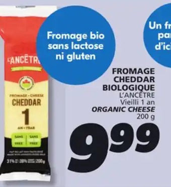 IGA L'ANCÊTRE ORGANIC CHEESE offer