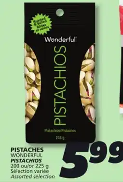 IGA WONDERFUL PISTACHIOS offer