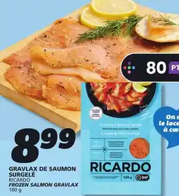 IGA RICARDO FROZEN SALMON GRAVLAX offer