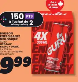 IGA GURU ORGANIC ENERGY DRINK offer