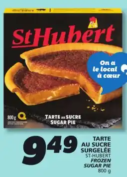 IGA ST-HUBERT FROZEN SUGAR PIE offer