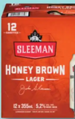IGA SLEEMAN HONEY BROWN BEER offer