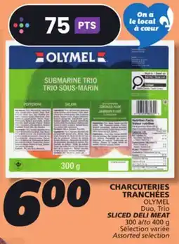 IGA OLYMEL SLICED DELI MEAT offer