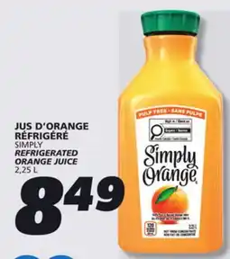 IGA SIMPLY REFRIGERATED ORANGE JUICE offer