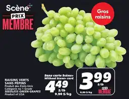 IGA SEEDLESS GREEN GRAPES offer
