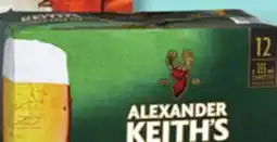IGA ALEXANDER KEITH'S INDIA PALE ALE BEER offer