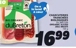 IGA DU BRETON ORGANIC SLICED DELI MEATS offer