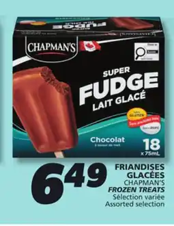 IGA CHAPMAN'S FROZEN TREATS offer