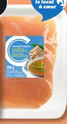 IGA COMPLIMENTS FROZEN BEEF, CHICKEN, PORK OR VEAL FOR CHINESE FONDUE offer