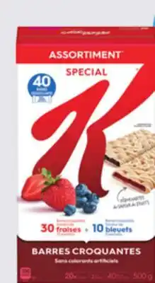 IGA KELLOGG'S SPECIAL K BARS offer