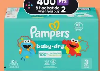 IGA PAMPERS DIAPERS offer