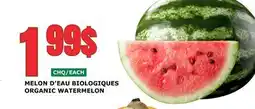 Marches Tau MELON D'EAU BIOLOGIQUES offer