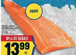 Marché Adonis FILET DE SAUMON DE L'ATLANTIQUE FRAIS | FRESH ATLANTIC SALMON FILLET offer