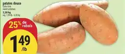 Marché Adonis PATATES DOUCE | SWEET POTATOES offer