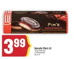 Marché Adonis BISCUITS PIM'S LU | LU PIM'S BISCUITS offer