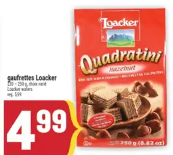 Marché Adonis GAUFRETTES LOACKER | LOACKER WAFERS offer