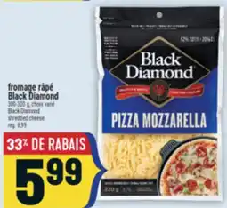 Marché Adonis FROMAGE RÂPÉ BLACK DIAMOND | BLACK DIAMOND SHREDDED CHEESE offer