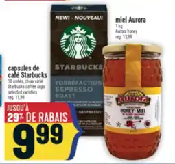 Marché Adonis CAPSULES DE CAFÉ STARBUCKS | STARBUCKS COFFEE CAPS offer