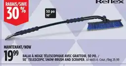 Canadian Tire Reflex 50˝ TELESCOPIC SNOW BRUSH AND SCRAPER offer