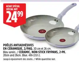Canadian Tire T-fal CERAMIC, NON-STICK FRYPANS offer