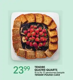 IGA TENDER POUND CAKE offer