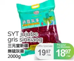 T&T Supermarket SYT jujube gris sinkiang offer