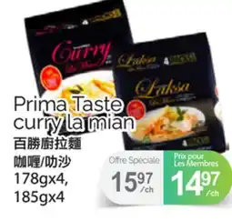 T&T Supermarket Prima Taste curry la mian offer