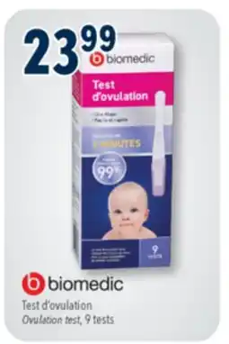 Familiprix Biomedic Ovulation test, 9tests offer