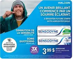 Jean Coutu SENSODYNE Selected Sizes offer