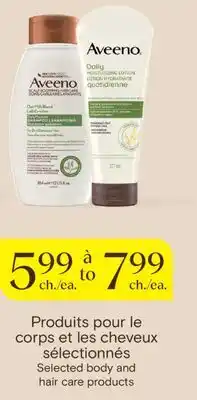 Jean Coutu AVEENO Selected body and hair care products offer