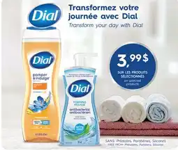 Jean Coutu Dial On Selected Products offer