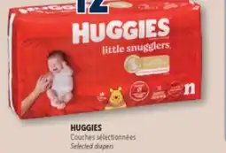 Familiprix Huggies Little Snugglers newborn diapers Size N (up to 10lb) offer
