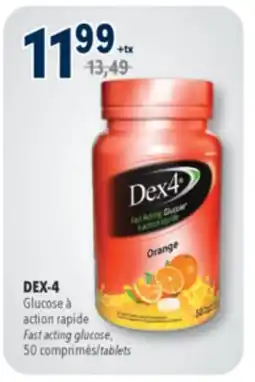 Familiprix Dex4 fast acting Glucose chewable tablets - Orange offer