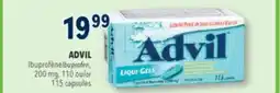 Familiprix ADVIL Ibuprofen, 200mg, 110 or 115capsules offer