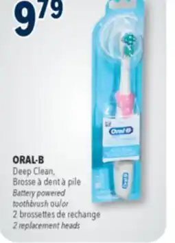 Familiprix Oral-B Deep Clean power toothbrush offer
